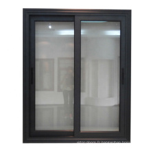 Fenêtre coulissante verticale en aluminium de l&#39;usine Foshan